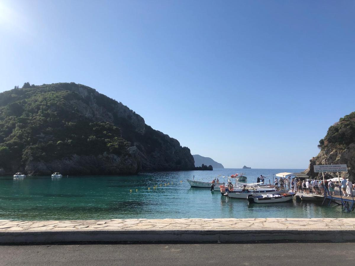 Villa Ampelaki "30 Meters To Beach" Paleokastritsa Bagian luar foto