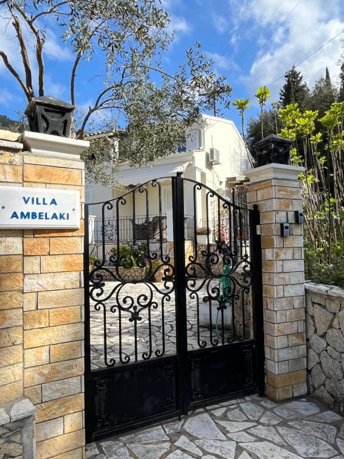 Villa Ampelaki "30 Meters To Beach" Paleokastritsa Bagian luar foto