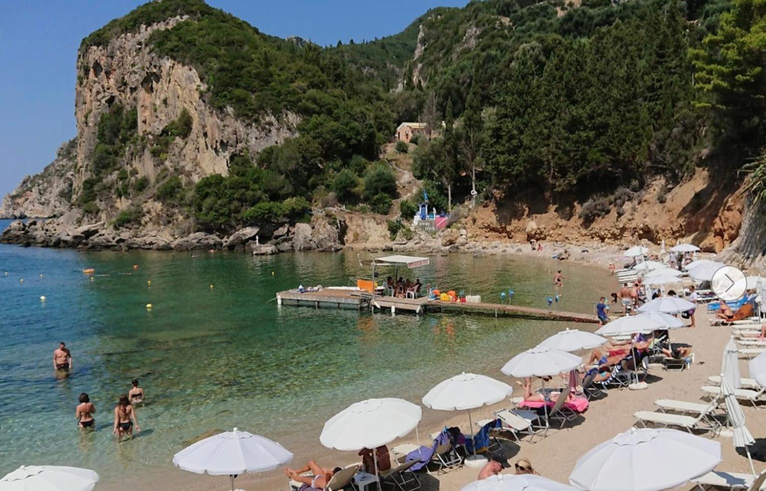 Villa Ampelaki "30 Meters To Beach" Paleokastritsa Bagian luar foto